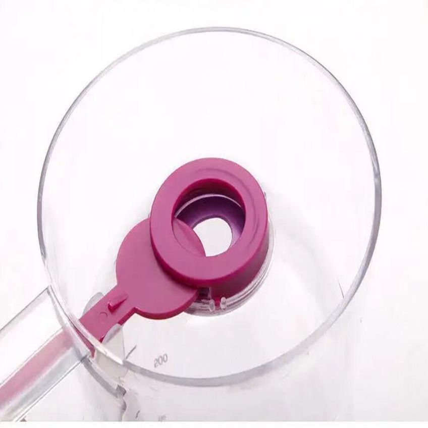 Medidor De Massa Profissional Para Bolo Panqueca Cupcake Com Dosador Válvula PP + ABS 900ml Roxo - imagem 3