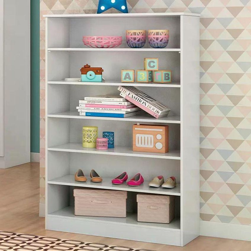 Armário Multiuso Sapateira Bella 6 Prateleiras Branco Phoenix Baby - imagem 3