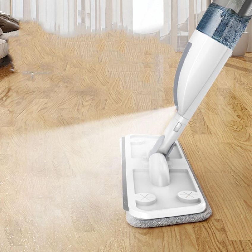 Rodo Mop Spray 3 Em 1 Limpa E Seca Microfibra Inox Profissional - imagem 5