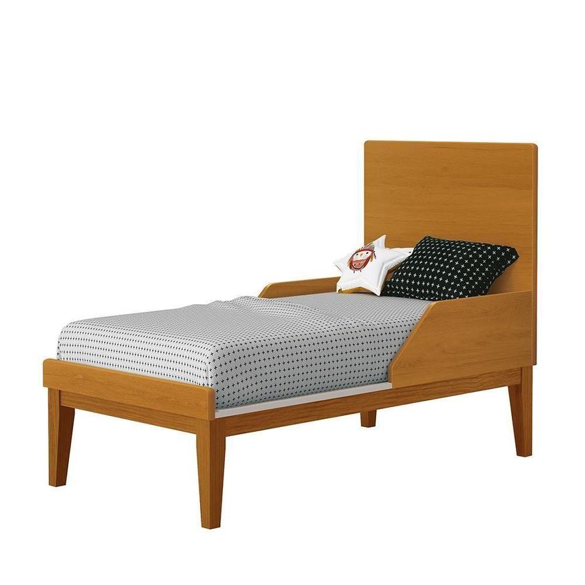Berço Mini Cama Classic Transforma-se Em Mini Cama Pés Em Madeira Branco-savana - imagem 3