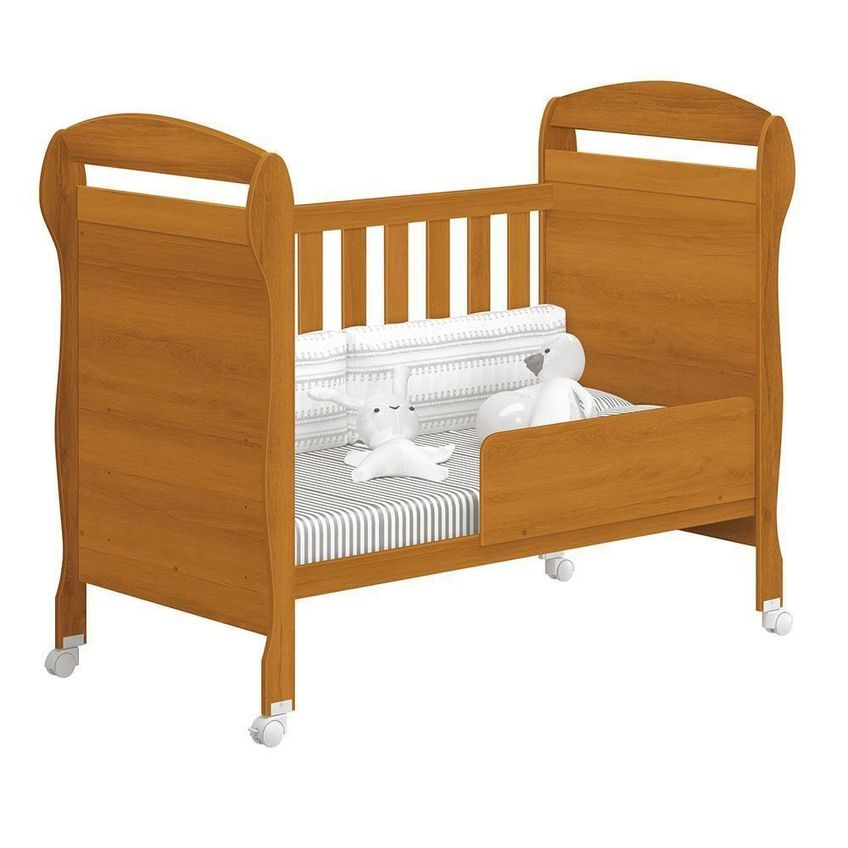 Berço Mini Cama Danny Savana Transforma-se Em Sofazinho Multicolorido Reller Móveis - imagem 3