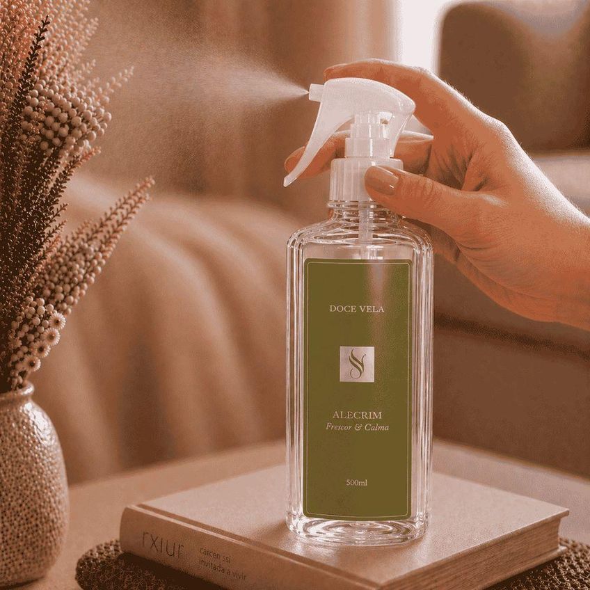 Home Spray Alecrim Fragrância Cítrica Aromática 500ml Pet - imagem 2