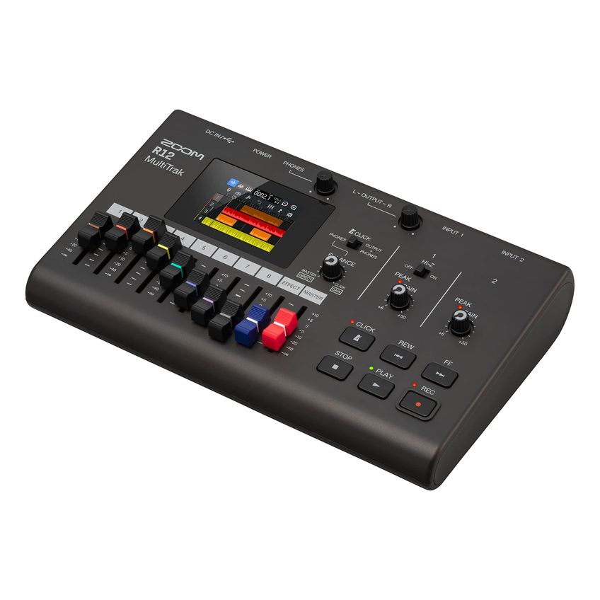 Gravador Multitrack Zoom R12 Com Tela Sensível Ao Toque - imagem 3