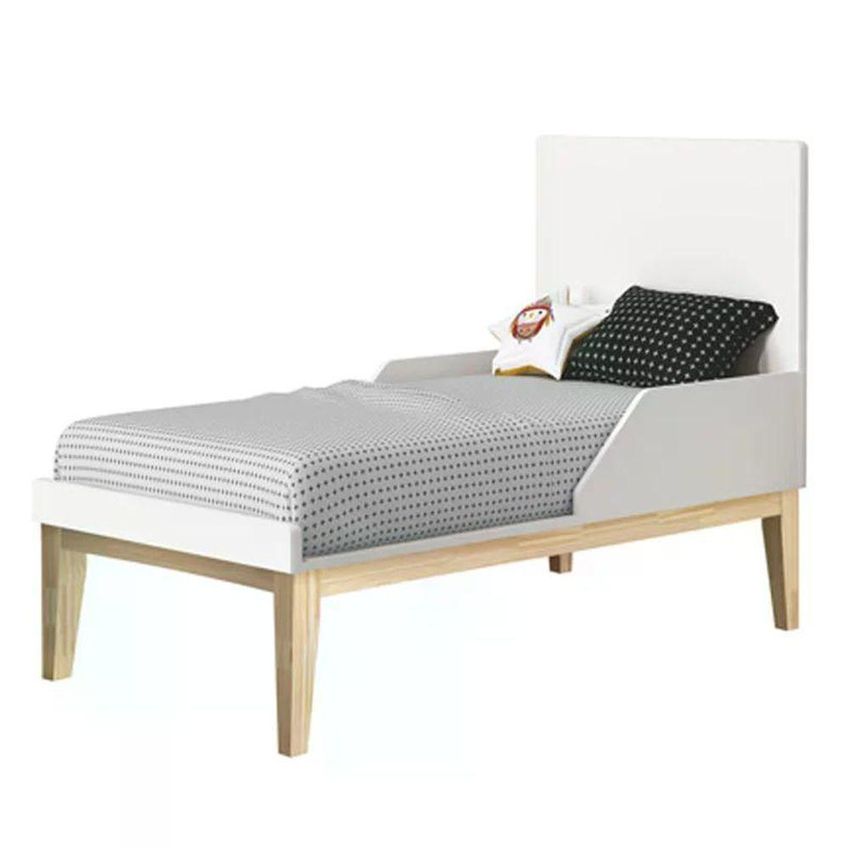 Berço Americano Classic Com Colchão D18 Branco Fosco Reller Móveis - imagem 2