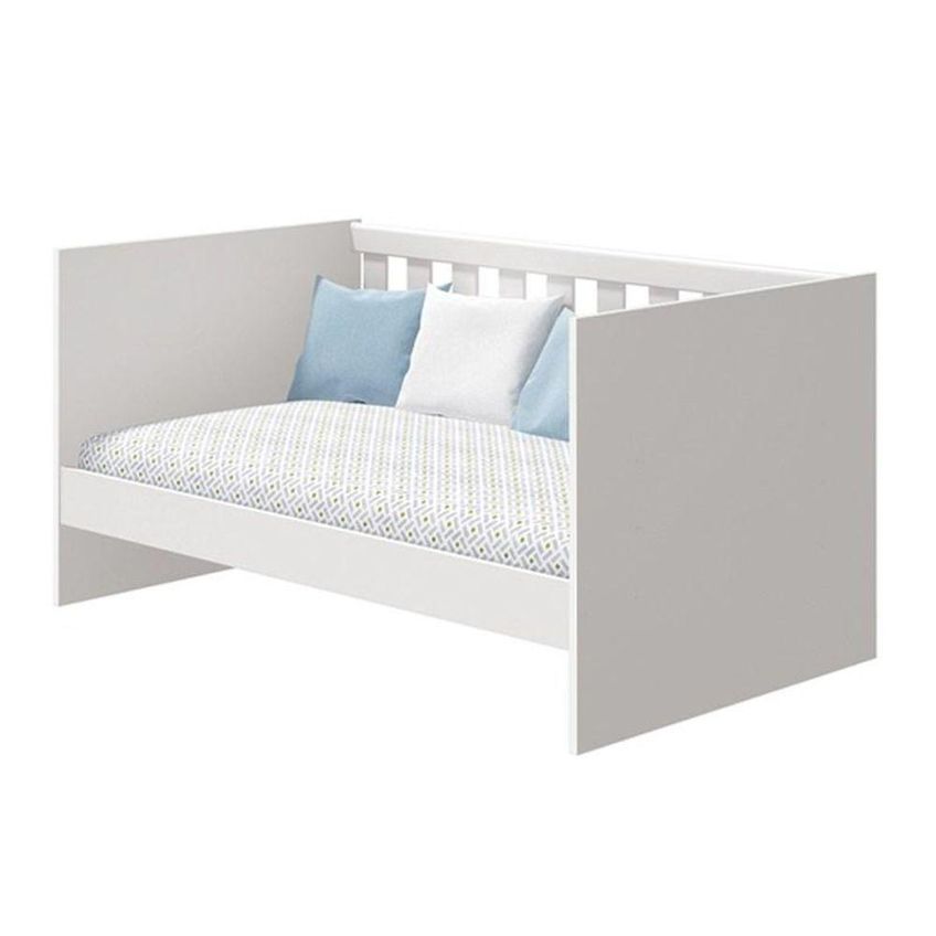 Berço Mini Cama Katatau Flex Transforma-se Em Mini Cama E Sofázinho Branco Com 3 Regulagens Reller - imagem 3