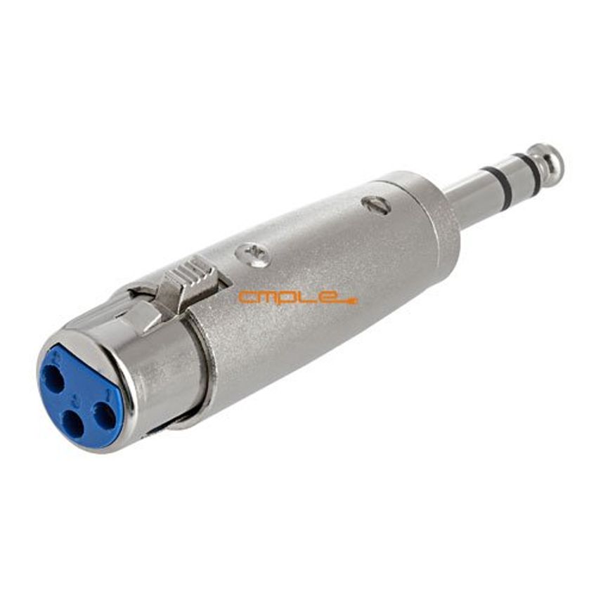 Adaptador XLR Para Plug Estéreo De 6,35 Mm Cmple 3 Pinos - imagem 3