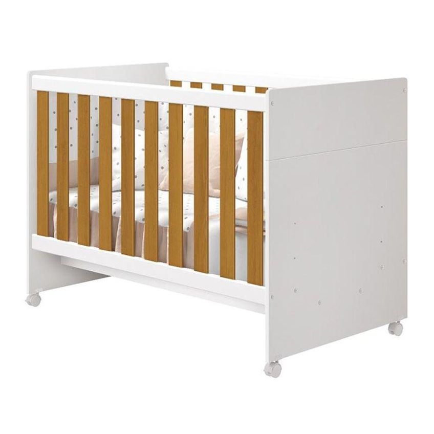 Berço Mini Cama Katatau Flex Transforma-se Em Mini Cama E Sofazinho Branco Reller Móveis - imagem 4