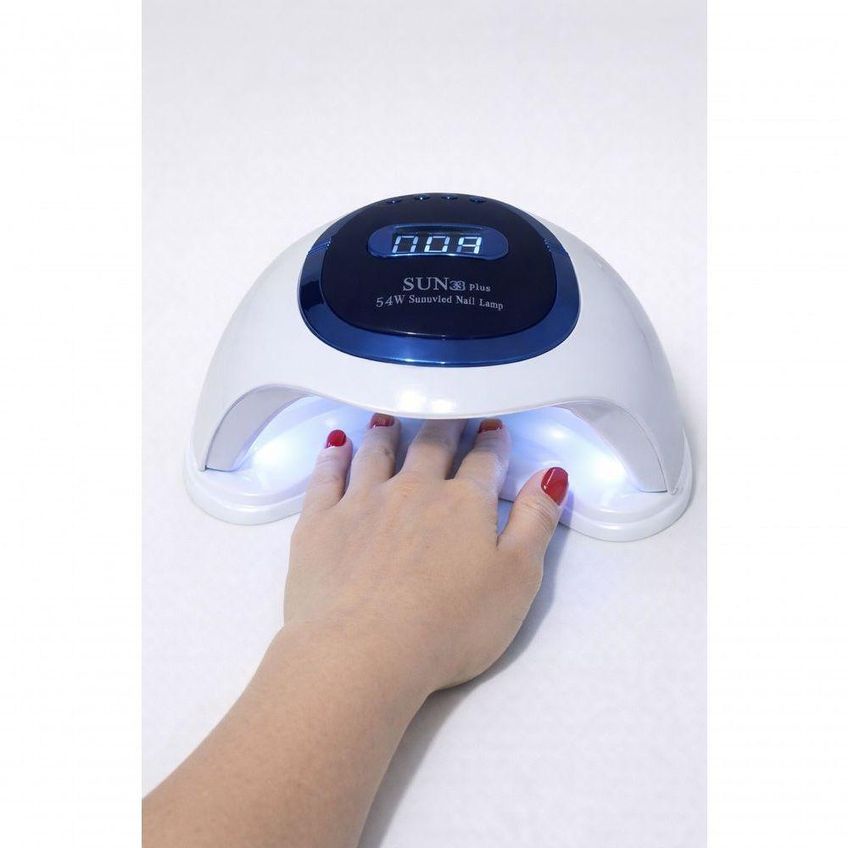 Cabine De Led Uv 54w 24 Leds Bivolt Secagem Rápida Preto - imagem 3