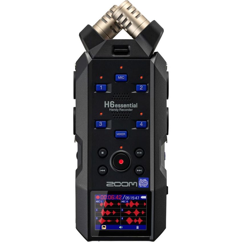 Gravador De Áudio Kellards Zoom H6 Essential 6 Trilhas 32 Bits - imagem 4
