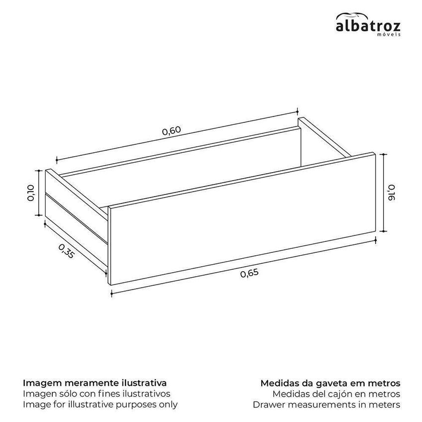 Guarda Roupa Solteiro Vittoria 6 Portas De Bater 2 Gavetas Mdp Cinamomo-sálvia Albatroz Móveis - imagem 3