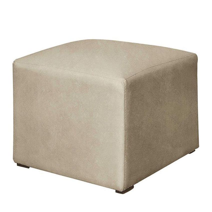 Poltrona De Amamentação Agatha Com Balanço E Puff Suede Bege - imagem 4