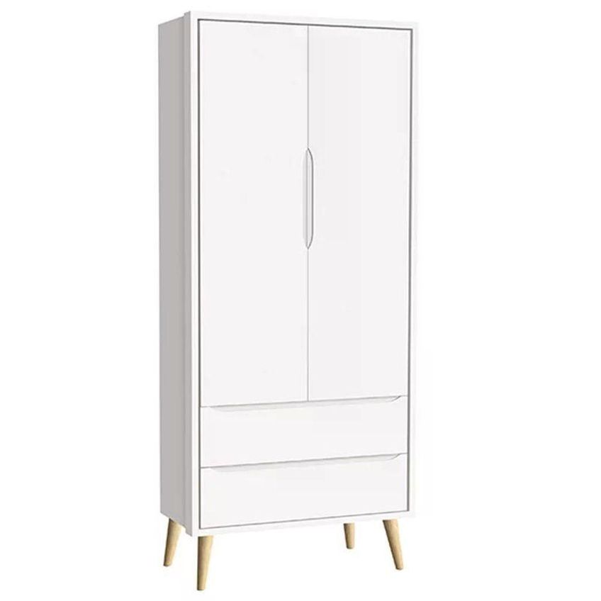 Conjunto De Quarto Com Berço Americano E Guarda Roupa 2 Portas MDF Reller Móveis - imagem 4