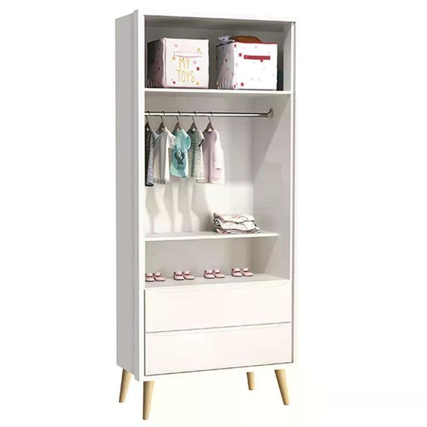 Conjunto De Quarto Com Berço Americano E Guarda Roupa 2 Portas MDF Reller Móveis - imagem 5