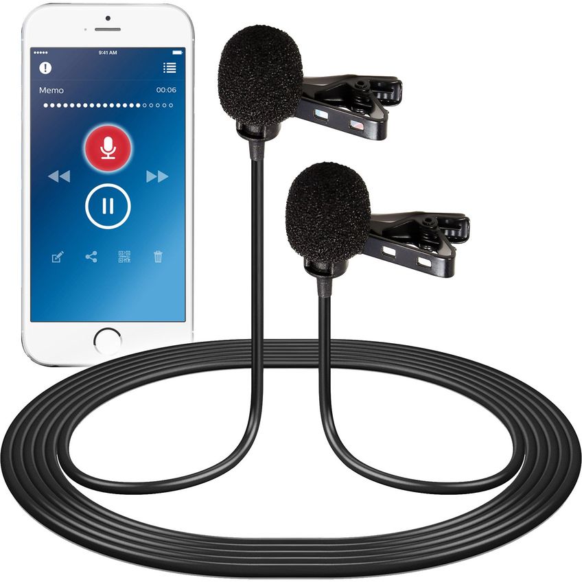 Microfone Vidpro XM-DLS Dual-Head Com Cabos de 4m - imagem 3