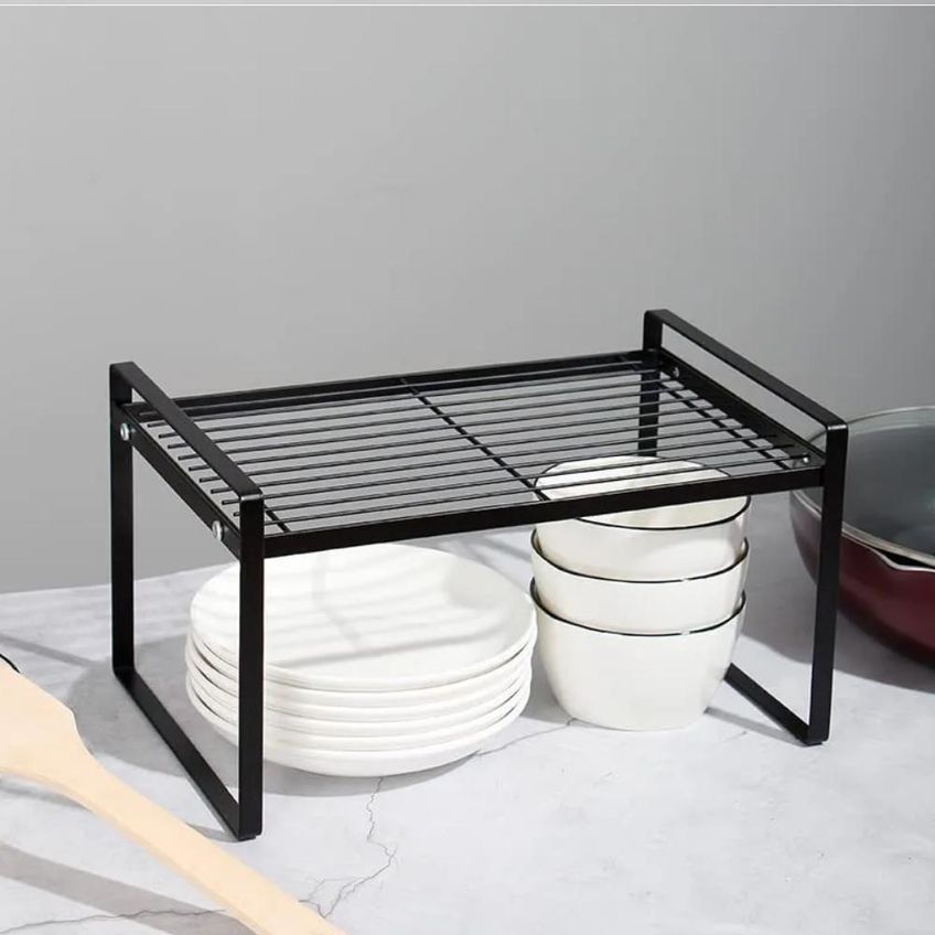 Organizador Estante Multiuso De Metal Compacta Para Cozinha Banheiro Escritório Mesa Prateleira - imagem 4