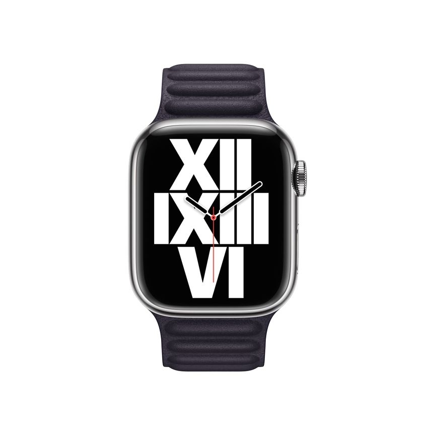 Pulseira De Relógio Apple Leather Link 41 Mm Ink S/m - imagem 3