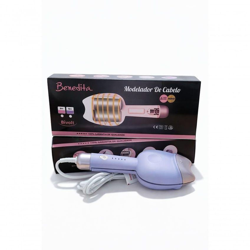 Modelador De Cabelo 32mm Cerâmico 50w Aquecimento Rápido Cinza - imagem 4