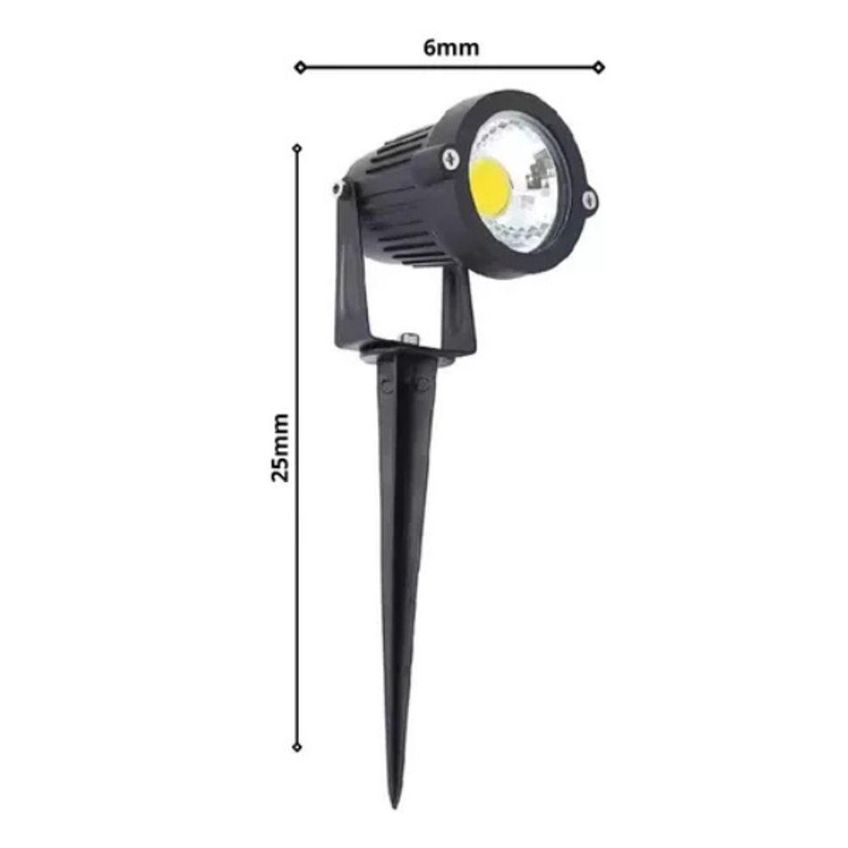 Espeto De Jardim Led Md1020 7w Bivolt Ip65 3000k Alpha Lúmen - imagem 3