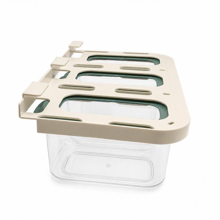Kit Organizador De Cozinha Com Potes Herméticos E Suporte Fixador Top Rio Comercial - imagem 4