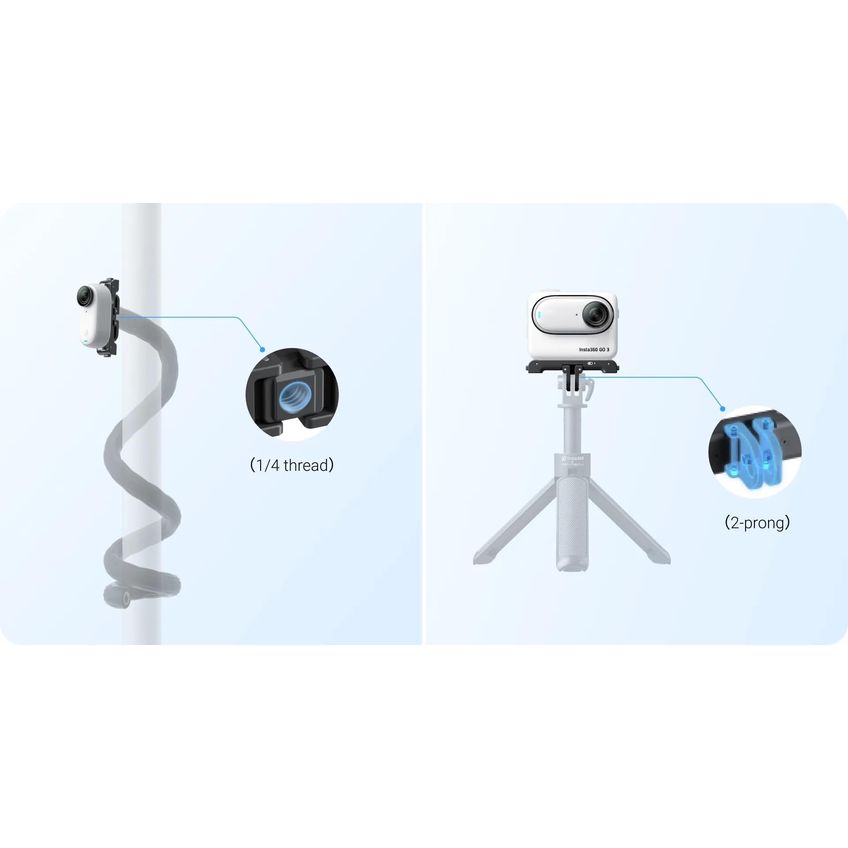 Suporte De Montagem Insta360 Go 3/3s De Liberação Rápida - imagem 4