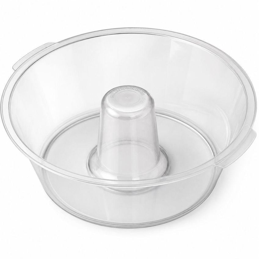 Forma Para Pudim E Bolo Micro-ondas 1,8l Polipropileno Livre De Bpa Sobremesas Lava Louças - imagem 4