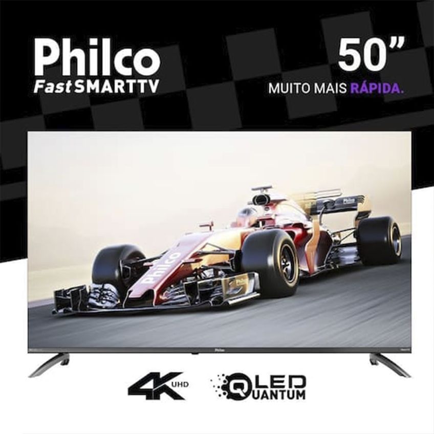 Smart TV 50" 4K P50CRB LED Roku TV HDR10 Dolby Audio Philco - imagem 2