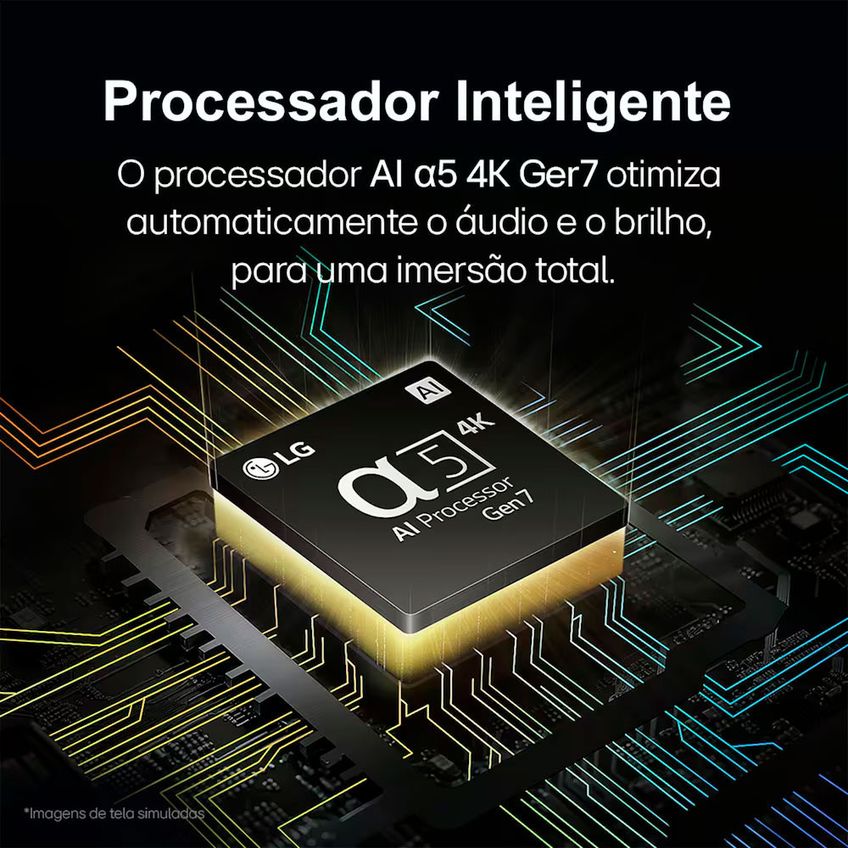 Smart TV 98 4K 98UT9050PSA WebOS 24 WebOS 25 Processador A8 Smart Magic LG - imagem 4