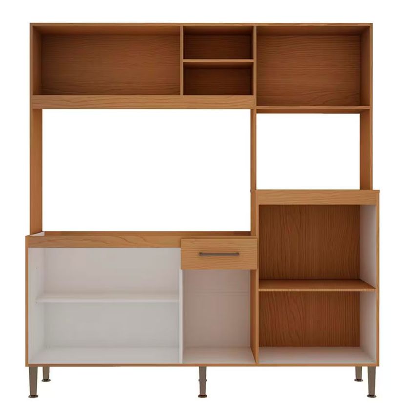 Cozinha Compacta Space 8 Portas 1 Gaveta 2 Prateleiras Genialflex - imagem 3