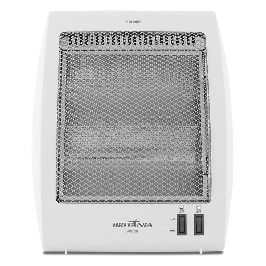 Aquecedor Halógeno AB800B 800W 2 Níveis Proteção Britânia - imagem 2
