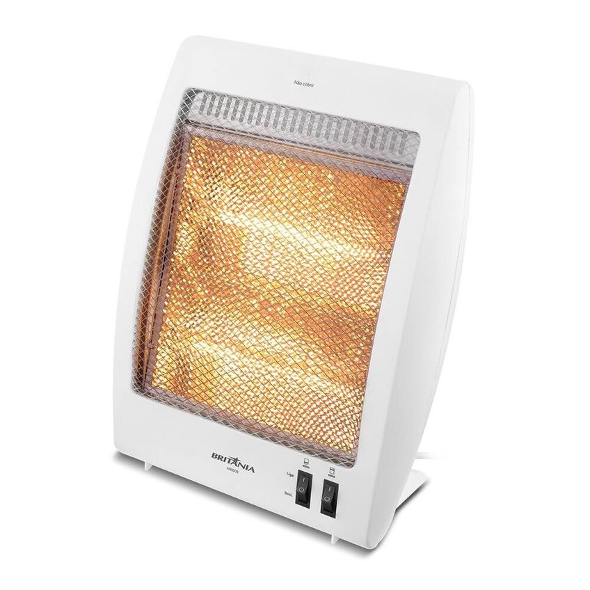 Aquecedor Halógeno AB800B 800W 2 Níveis Proteção Britânia - imagem 3