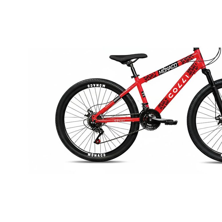 Bicicleta Aro 26 Mônaco 21 Marchas Freio A Disco Colli - imagem 3