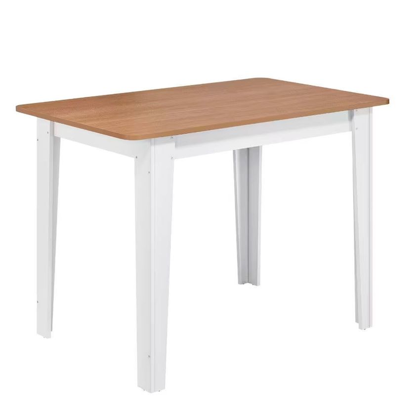 Conjunto Mesa Delta 110cm Tampo Mel Arredondado 04 Cadeiras Assento Revestido Sonetto - imagem 4