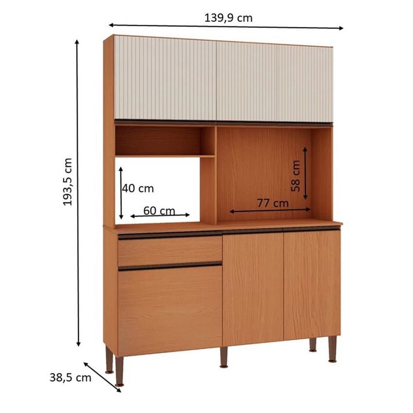 Cozinha Compacta Genialflex Veneza 06 Portas - imagem 4