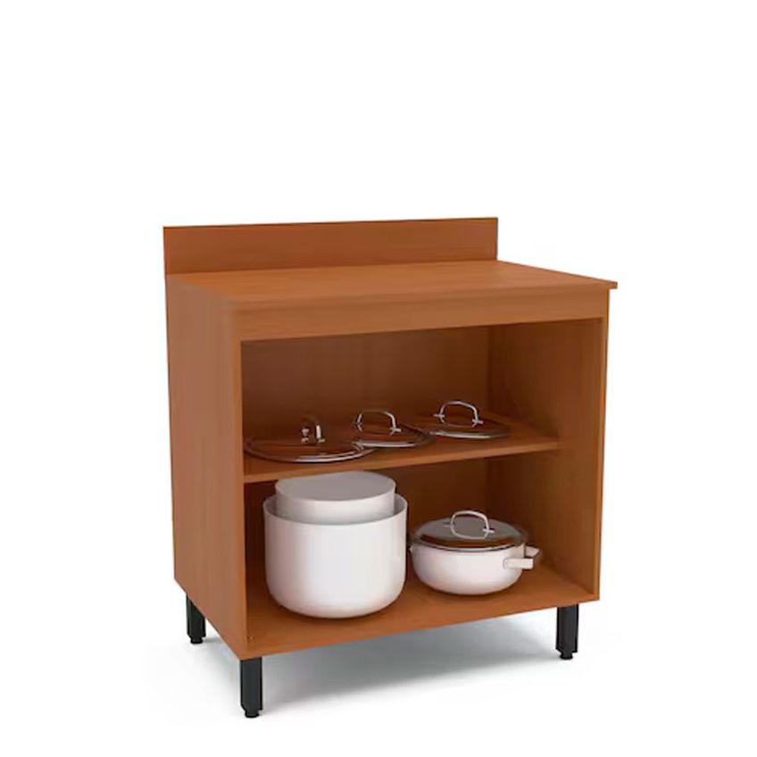 Balcão De Cozinha Amara 2 Portas Com Tampo UV Politorno Móveis - imagem 3