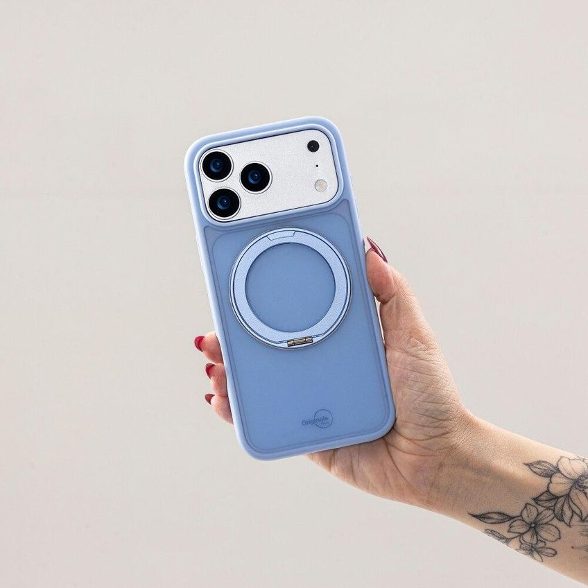 Capa iPhone 14 Pro Max / 13 Pro Max, Stand, Original Iplace, Azul - imagem 3