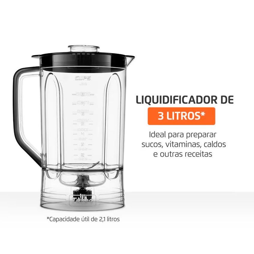 Multiprocessador MPN-02-BE 2 Velocidades Turbo San Cristal Mondial - imagem 5