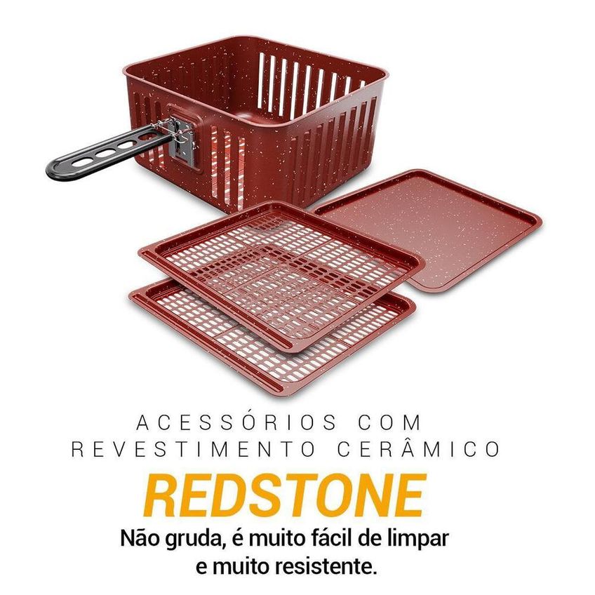 Fritadeira Air Fryer Oven PAF16A 16L 1900W Painel Digital Sem Óleo Philco - imagem 4