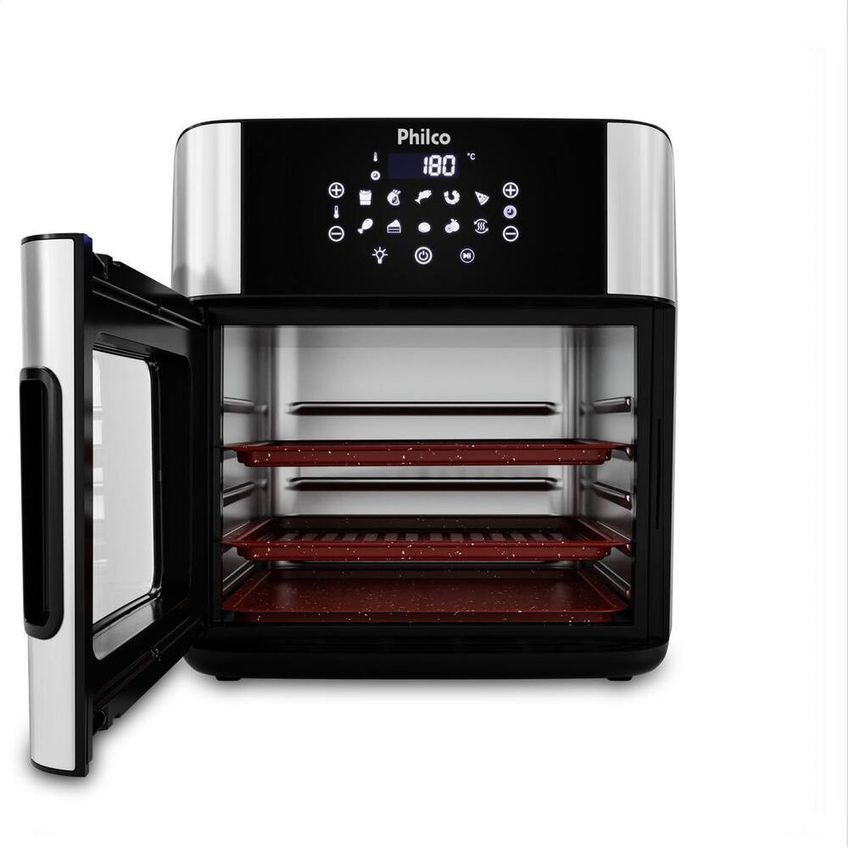 Fritadeira Air Fryer Oven PAF16A 16L 1900W Painel Digital Sem Óleo Philco - imagem 5