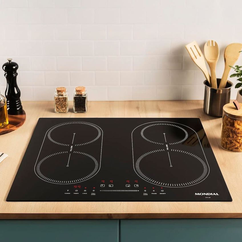 Cooktop De Indução CTI-03 4 Bocas Com Full Zone E Função Turbo Mondial - imagem 2