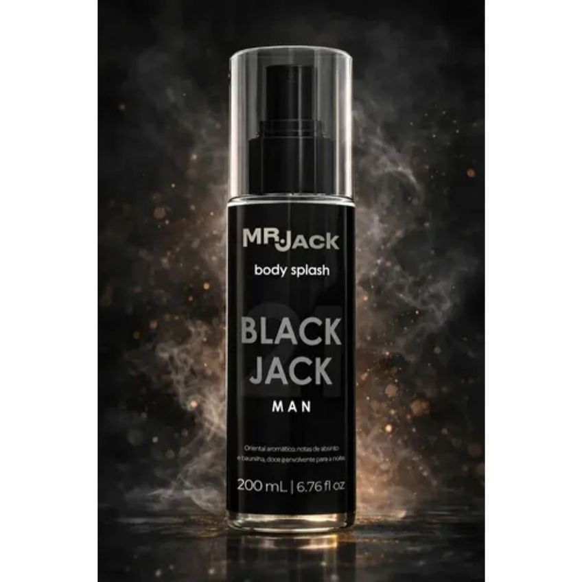 Body Splash Mr Jack Black Jack Man 200ml Mr Jack - imagem 3