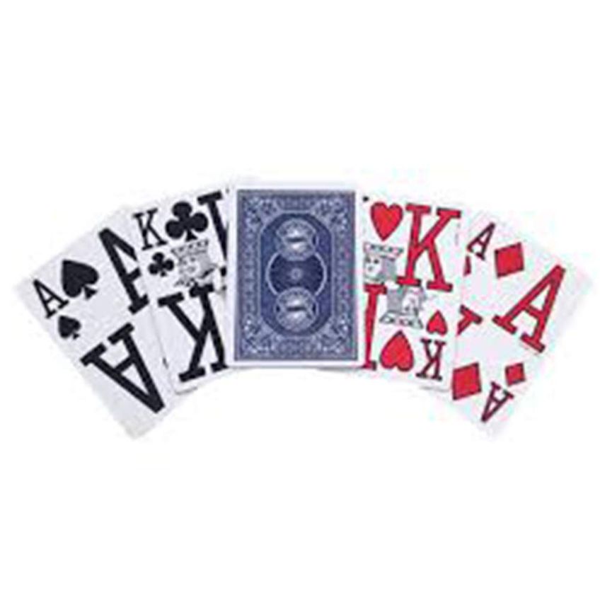 Cartas De Baralho Bicicleta Tamanho Grande De Ponte Impressa Para Idosos - imagem 3