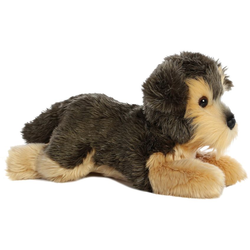 Bicho De Pelúcia Aurora Adorable Flopsie Yorky Grey 30cm - imagem 3