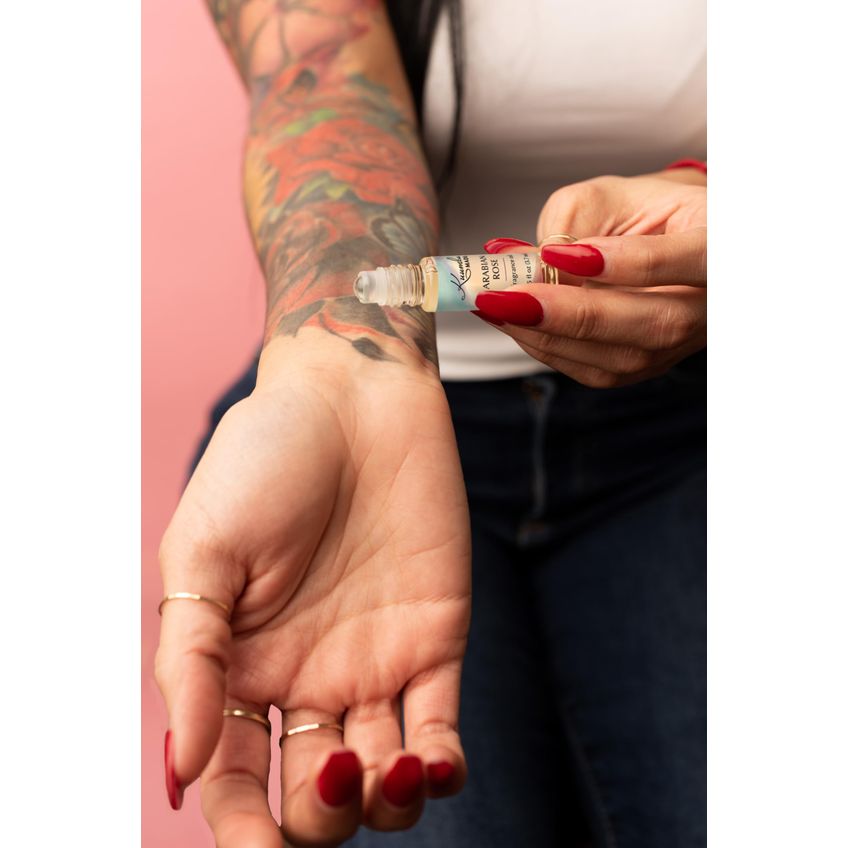 Óleo de Fragrância Kuumba Made 3,7 ml Rosa Árabe Vegano - imagem 3