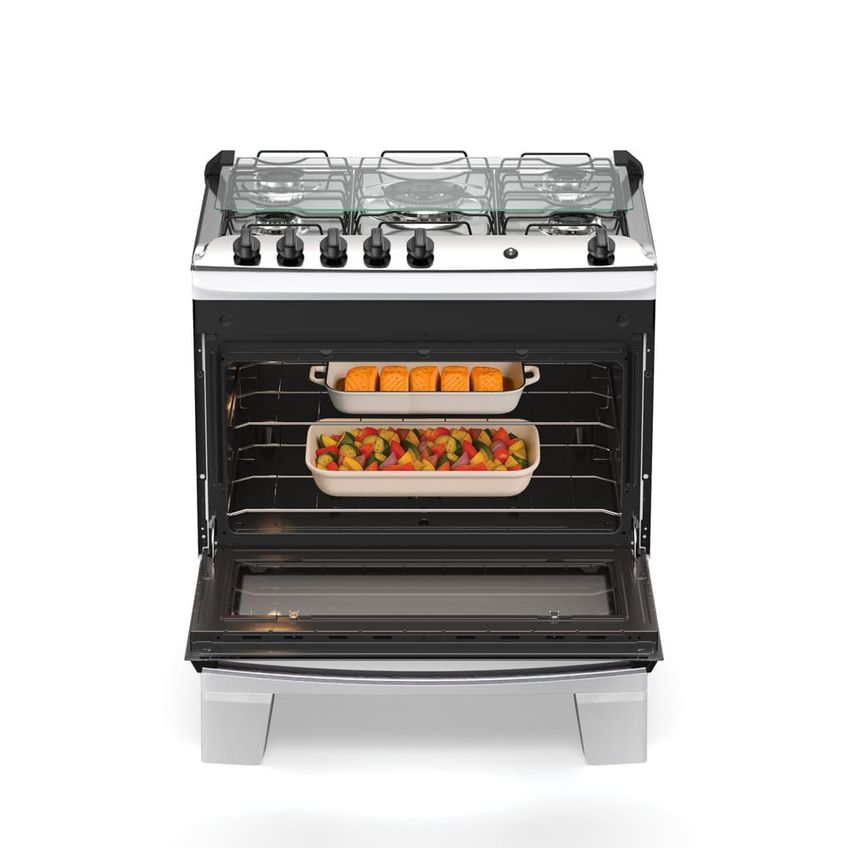 Fogão Agile Up 5 Bocas Com Mesa Inox Tripla Chama E Acendimento Automático Atlas - imagem 3