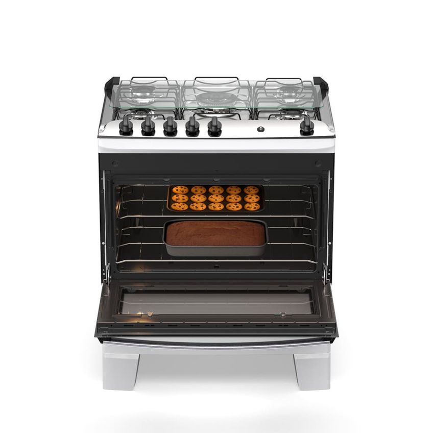 Fogão Agile Up 5 Bocas Com Mesa Inox Tripla Chama E Acendimento Automático Atlas - imagem 5