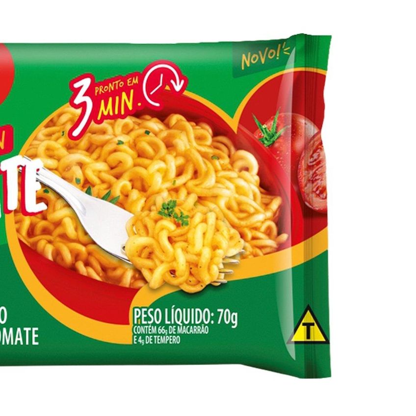 Macarrão Instantâneo Apti Tomate 70g Embalagem Com 50 Unidades - imagem 3