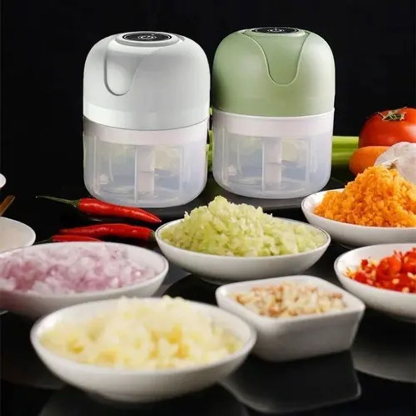 Mini Processador Alimentos USB Mini Processador USB Branco 250ml - imagem 3