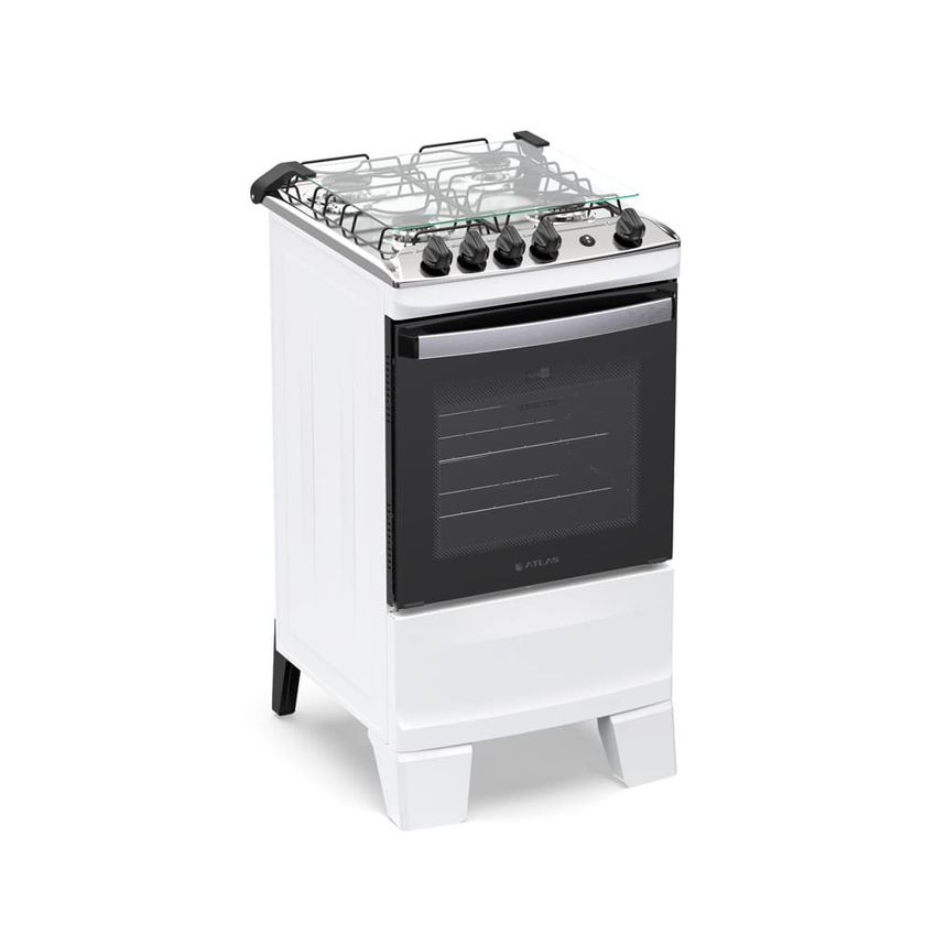Fogão Agile Up 4 Bocas Com Mesa Inox E Acendimento Automático Atlas - imagem 4