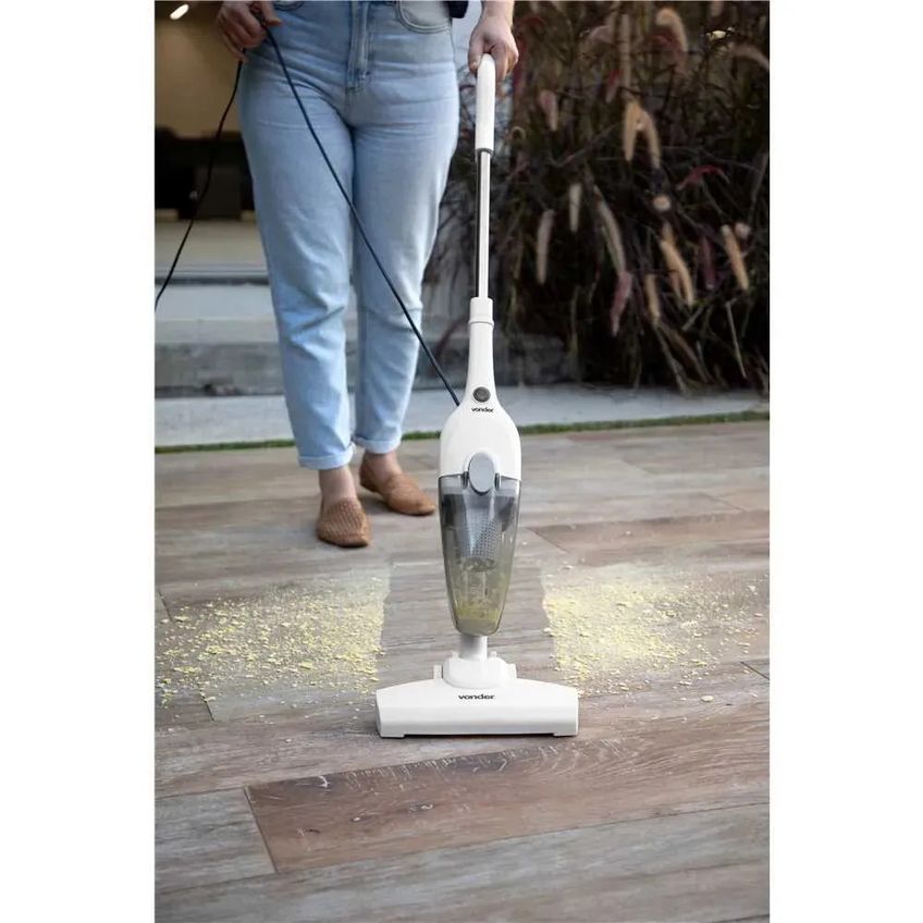 Aspirador De Pó Vertical Vonder Apv1350 Turbo 1350 W 1 Litro Branco 110v - imagem 3