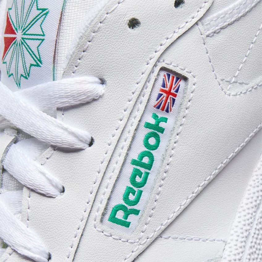 Tênis Reebok Club C 85 28,0 cm Branco/verde - imagem 2